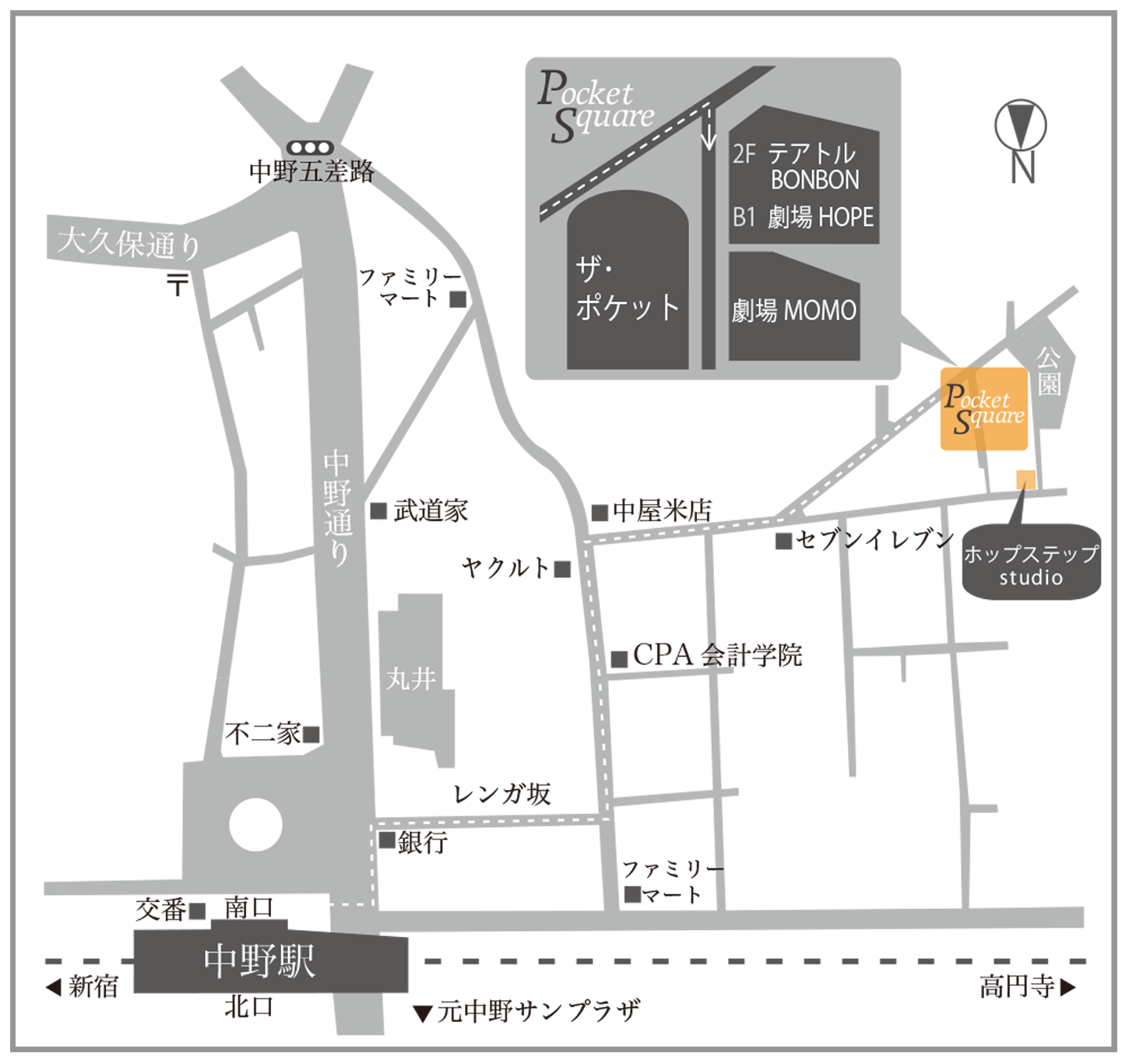 劇場MOMO地図