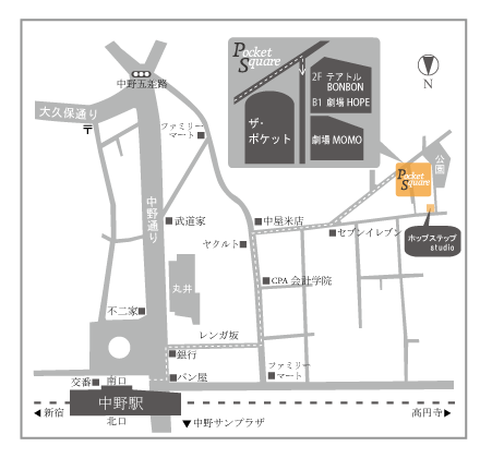 ポケットスクエア地図